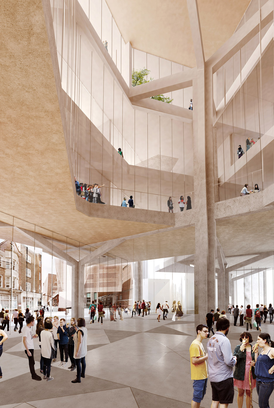 LSE Paul Marshall building by Grafton Architects