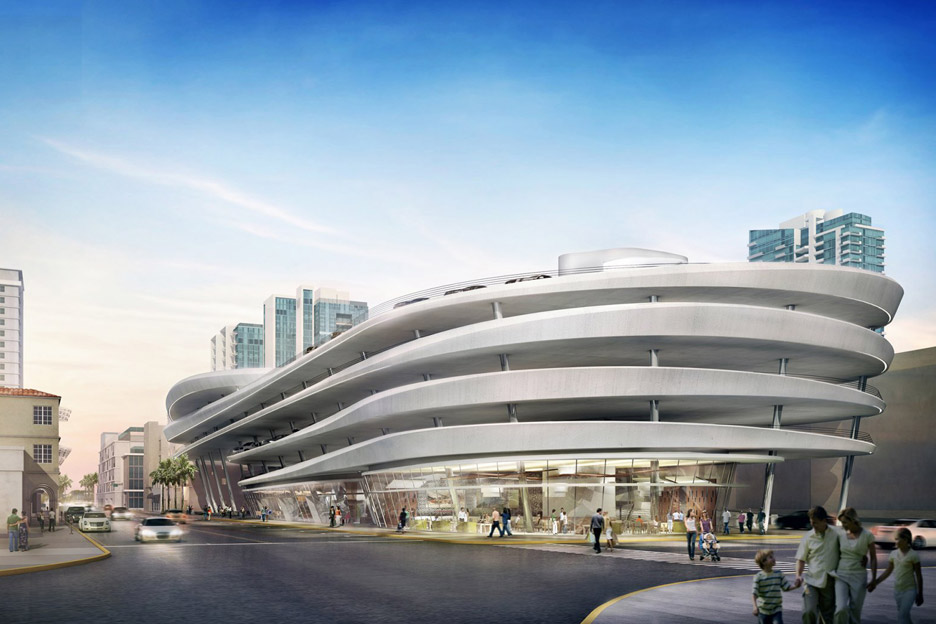 Zaha Hadid Miami parking lot rejected public architecture news USA