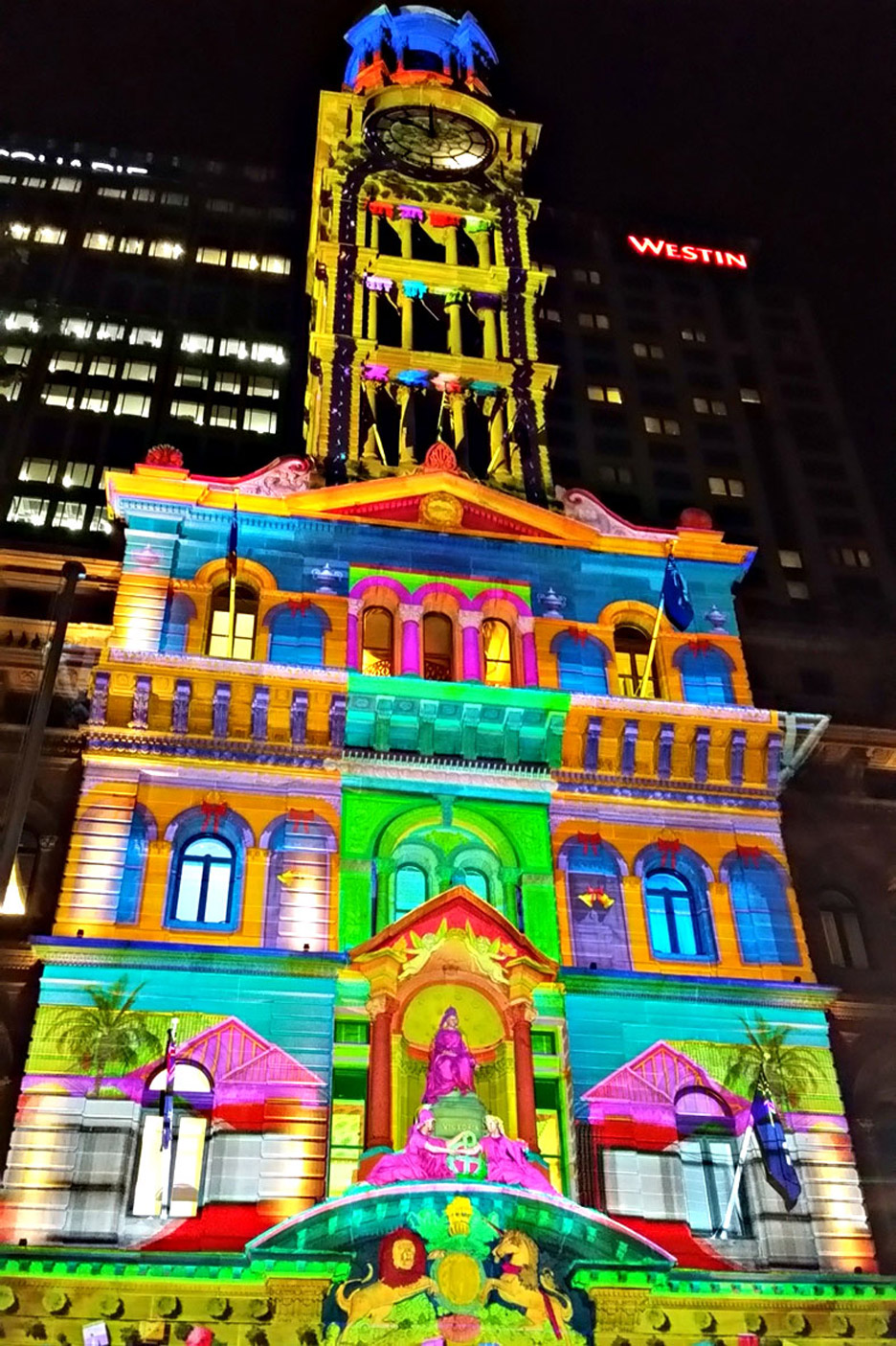 The City of Sydney Christmas decorations
