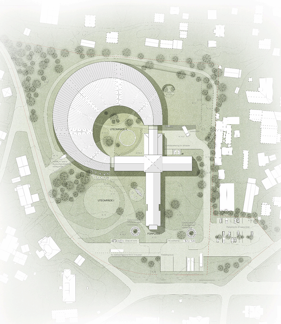 Site plan Viking Age Museum in Oslo Norway by AART cultural architecture news