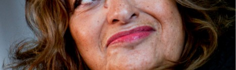 Zaha Hadid portrait by Simone Cecchetti