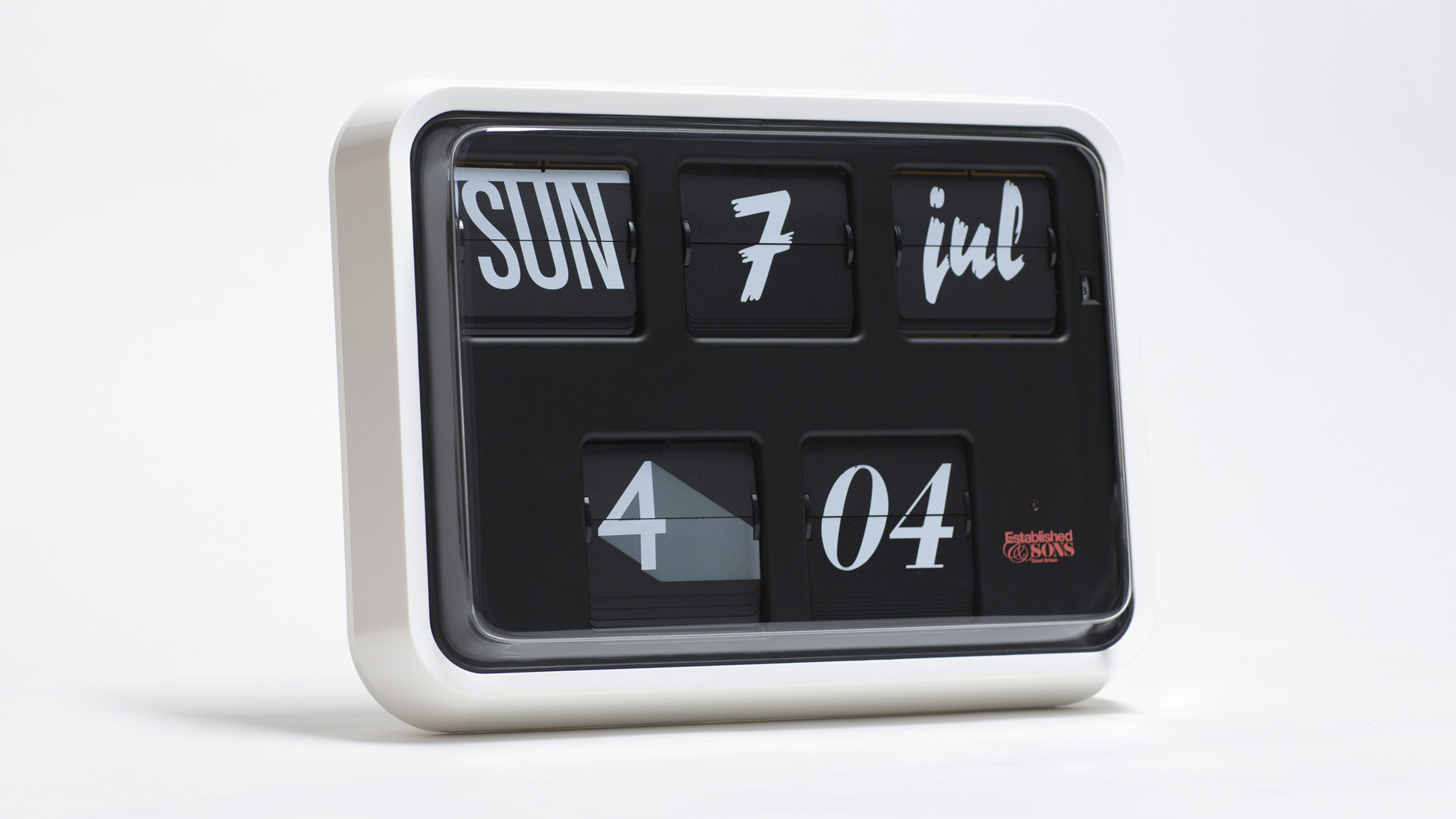 Font Clock by Sebastian Wrong for Established & Sons
