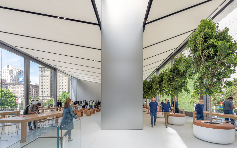 Apple Union Square store in San Francisco by Foster + Partners