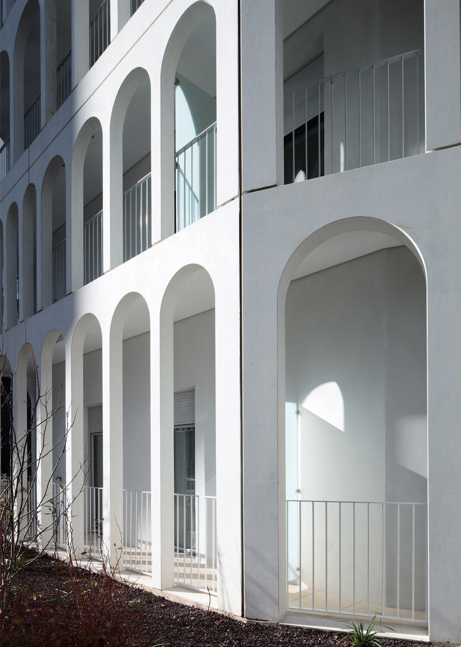 Photograph by Benoit Fougeirol of Arches Boulogne by Antonini Darmon, a social housing scheme in Paris, France