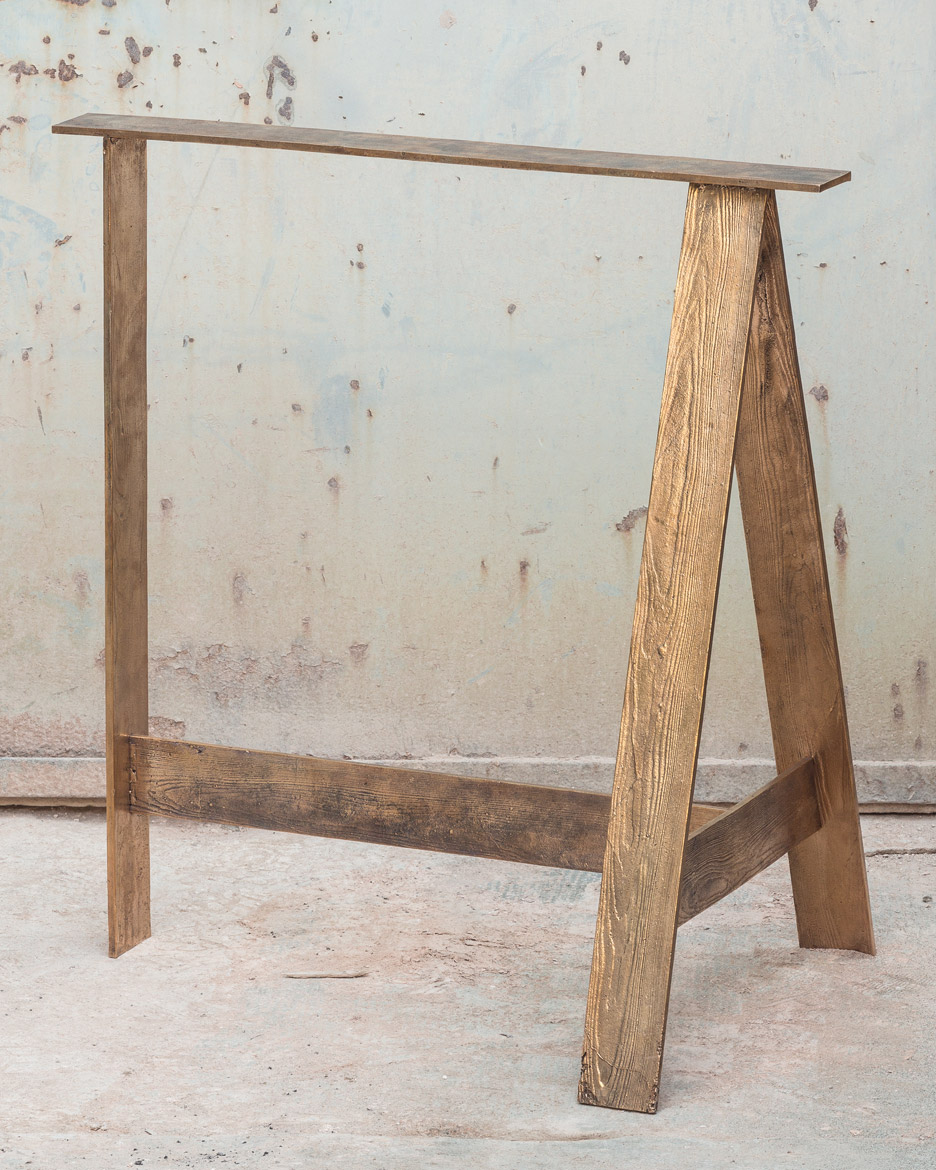 Francesco Faccin's Bronzification furniture unveiled at the Nilufar gallery at Milan Design week 2016