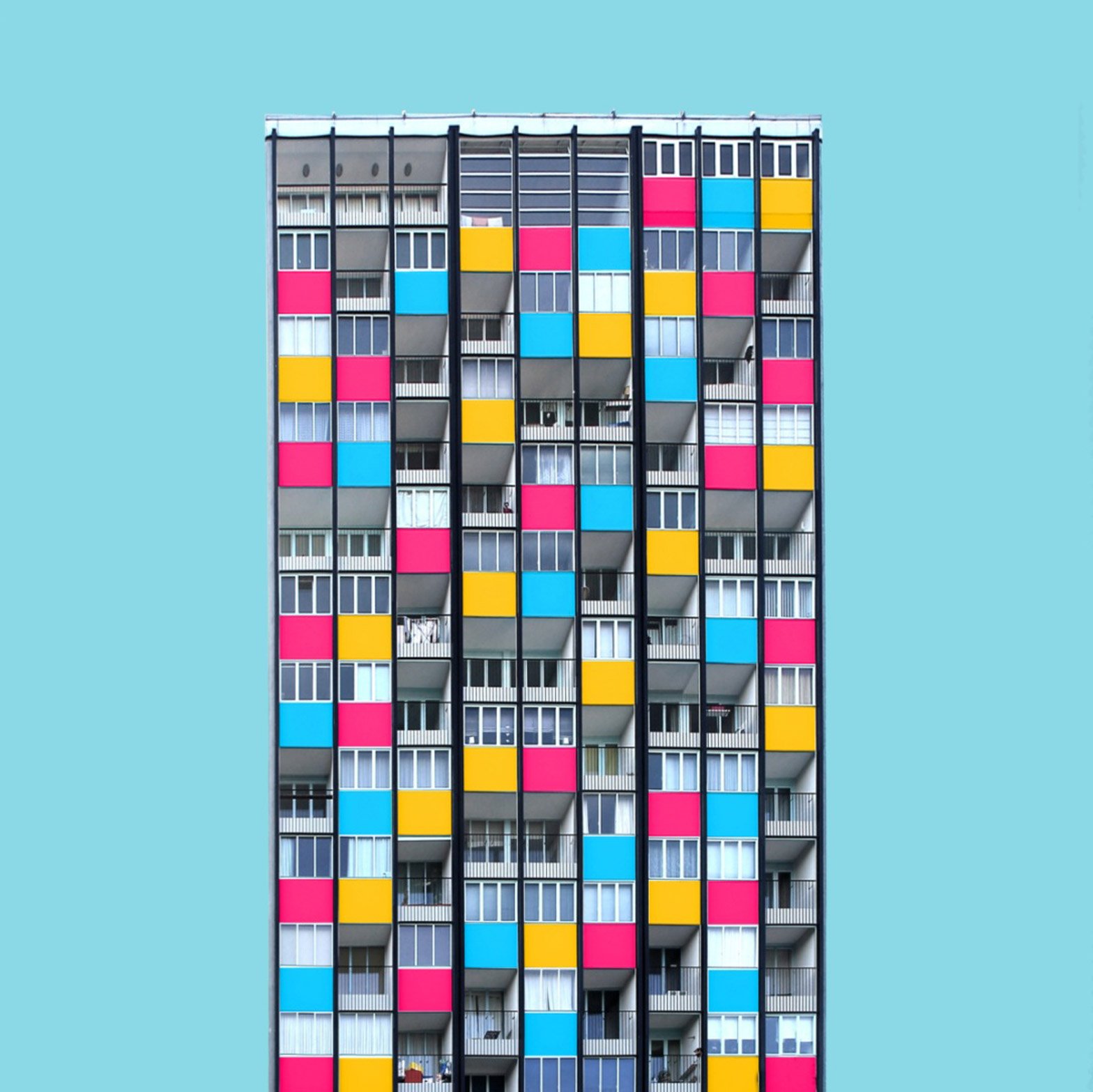 Colourful Berlin: Photography architecture essay by Paul Eis from Germany