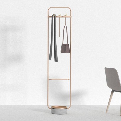 Neri&Hu designs rounded rectangle Hanger coat stand for Offecct
