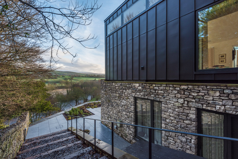Residential Architecture: Stone and zinc house in Cumbria, England by Bennetts Associates