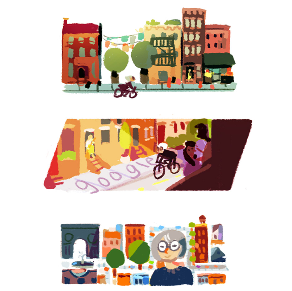 Jane Jacobs Google Doodle