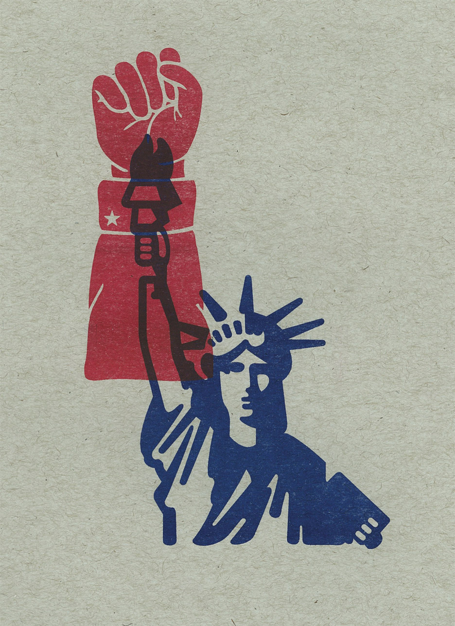 Kevin Garrison's entry to Get Out the Vote, graphic design campaign for the presidential election