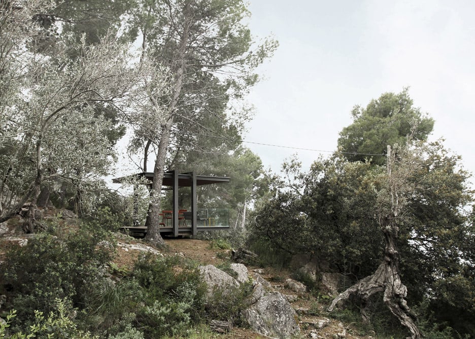 Spain pavilion viewpoint by Philipp Bretschneider of H5 Architekten in Mallorca, Spain