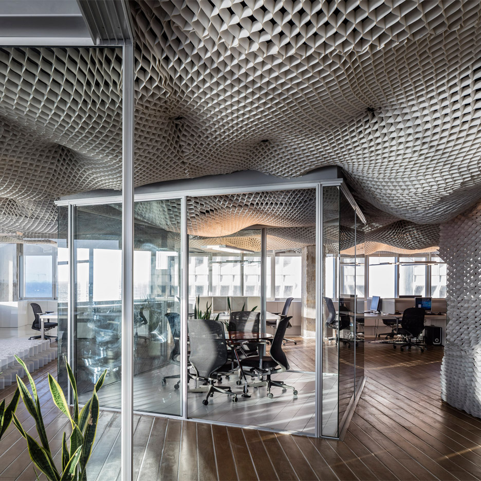 PRS office interior in Tel Aviv, Israel by Paritzki & Liani Architects