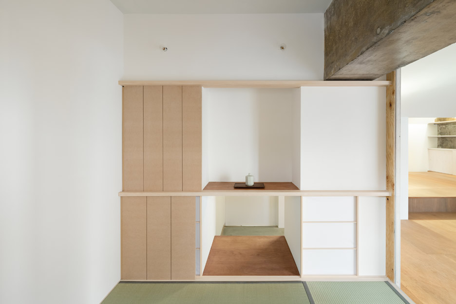 Team Living House by Masatoshi Hirai Architects Atelier, an apartment interior renovation in Tokyo, Japan