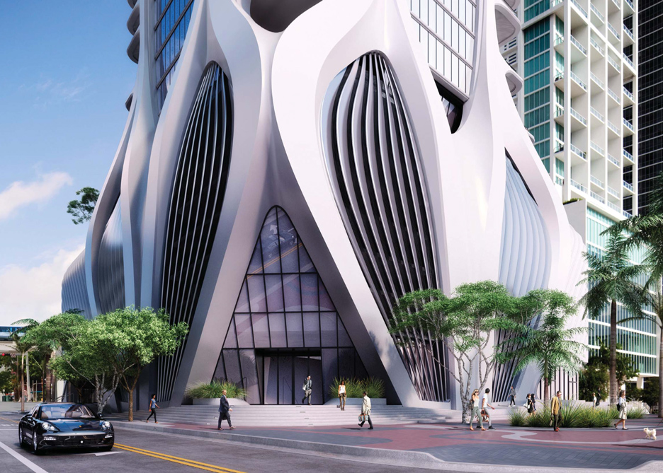 Zaha Hadid's One Thousand Museum residential tower in Miami