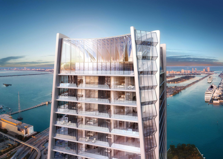 Zaha Hadid's One Thousand Museum residential tower in Miami