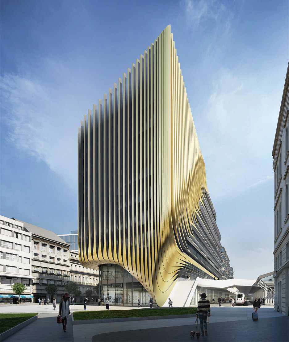Zaha Hadid Architects presents plans for new Prague business district