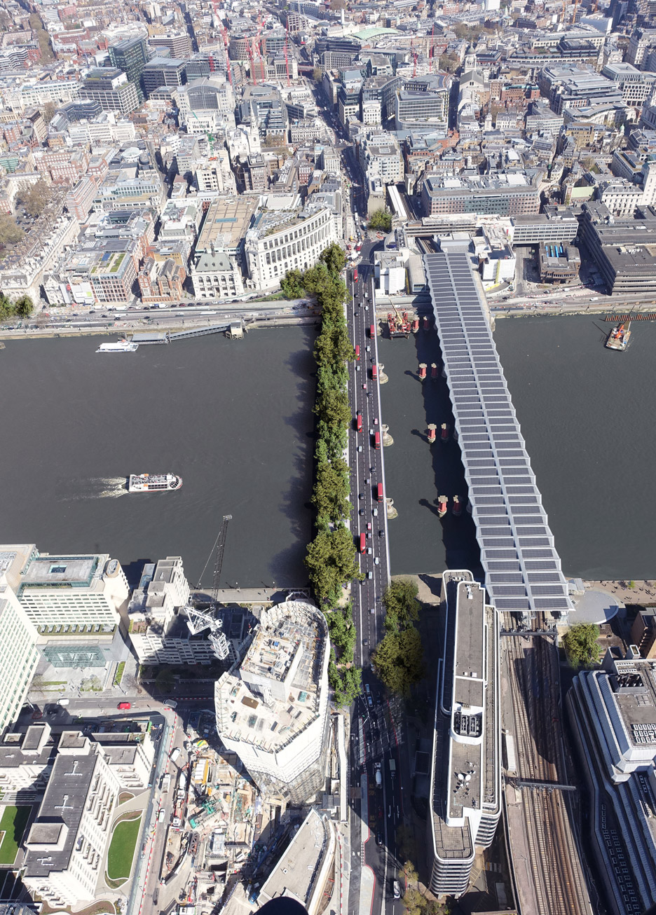 Allies and Morrison proposes alternative Garden Bridge at existing Blackfriars crossing