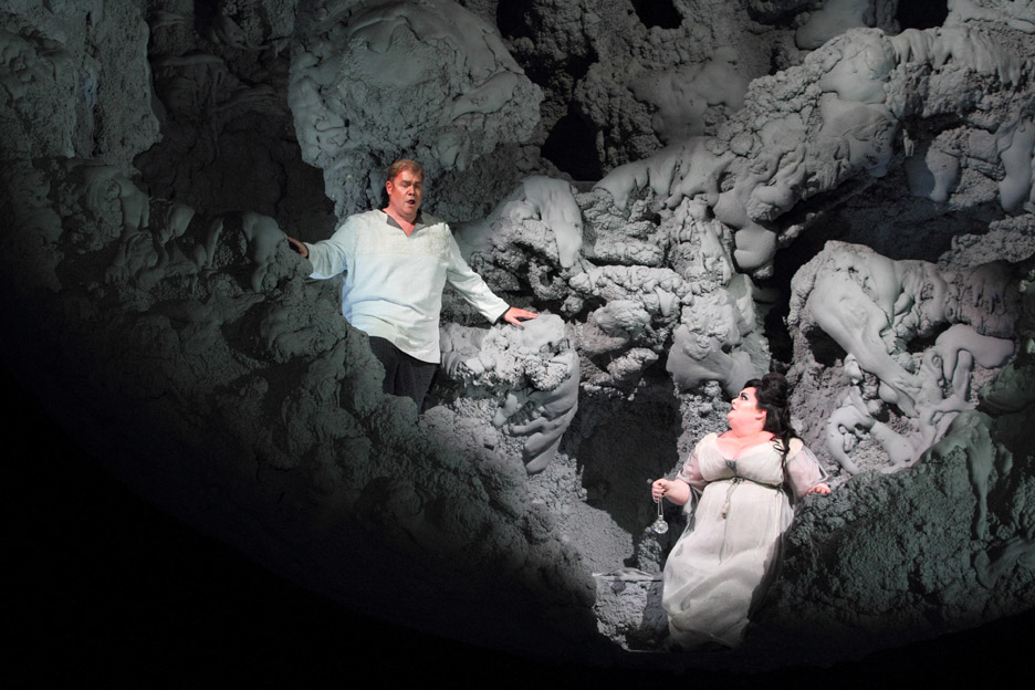 Anish Kapoor designs the set for the English National Opera's production of Tristan and Isolde
