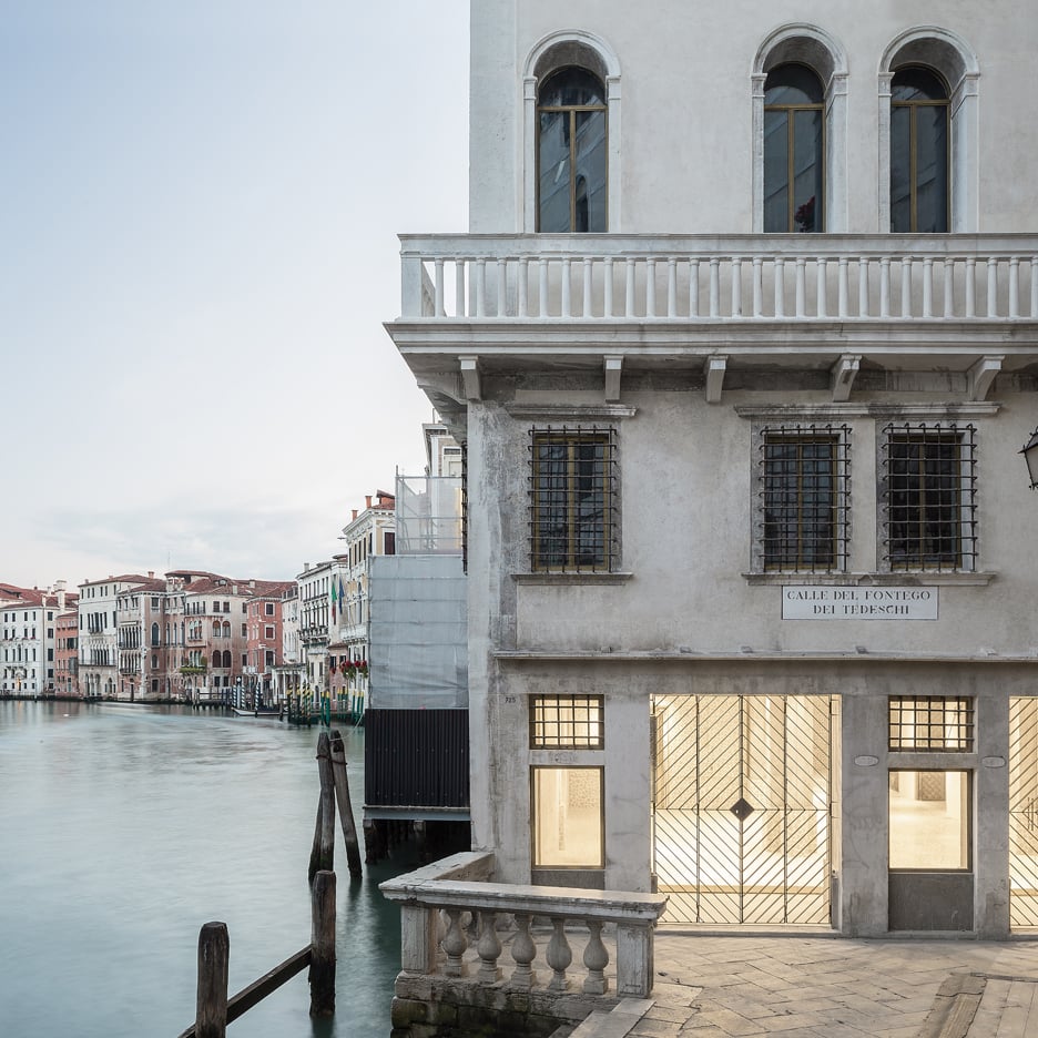 OMA restore the Fondaco dei Tedeschi building in Venice and redesign it as a department store