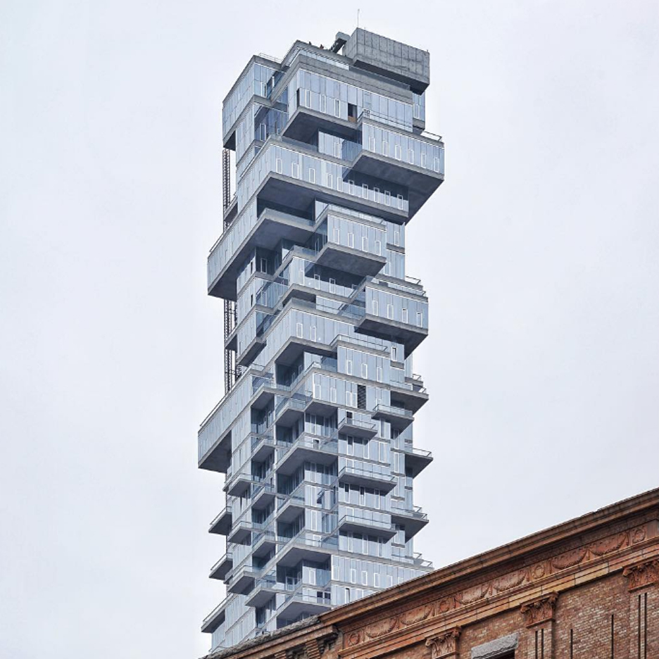 Herzog & de Meuron's 56 Leonard "Jenga tower" nears completion in New York