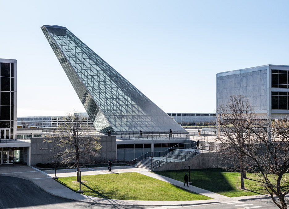 Centre of Leadership for a US Air Force base designed by Skidmore Owings and Merrill