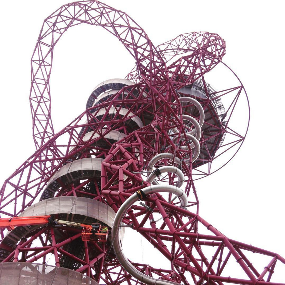 Slide woven through ArcelorMittal Orbit to open in east London