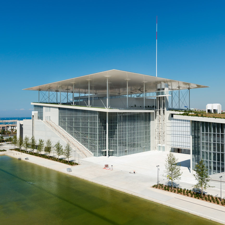 Stavros Niarchos Foundation Cultural Centre designed by Renzo Piano for Athens