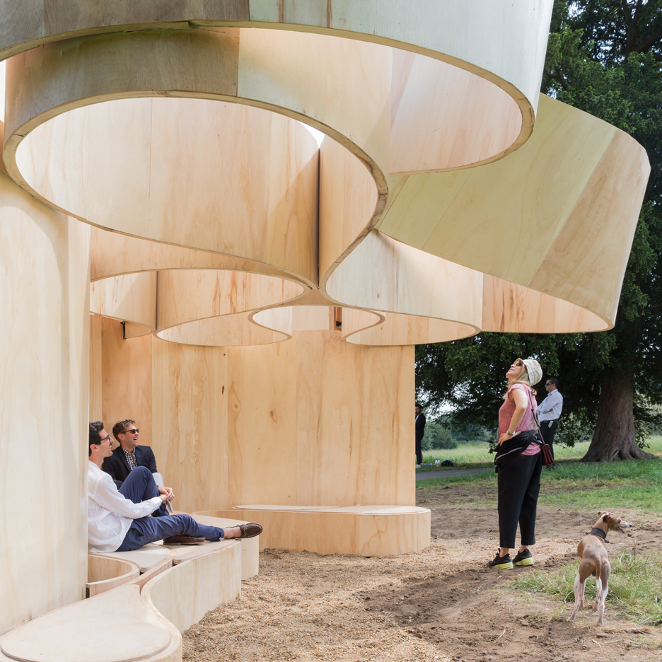 Four temple-inspired Summer Houses built to accompany BIG's Serpentine Gallery Pavilion