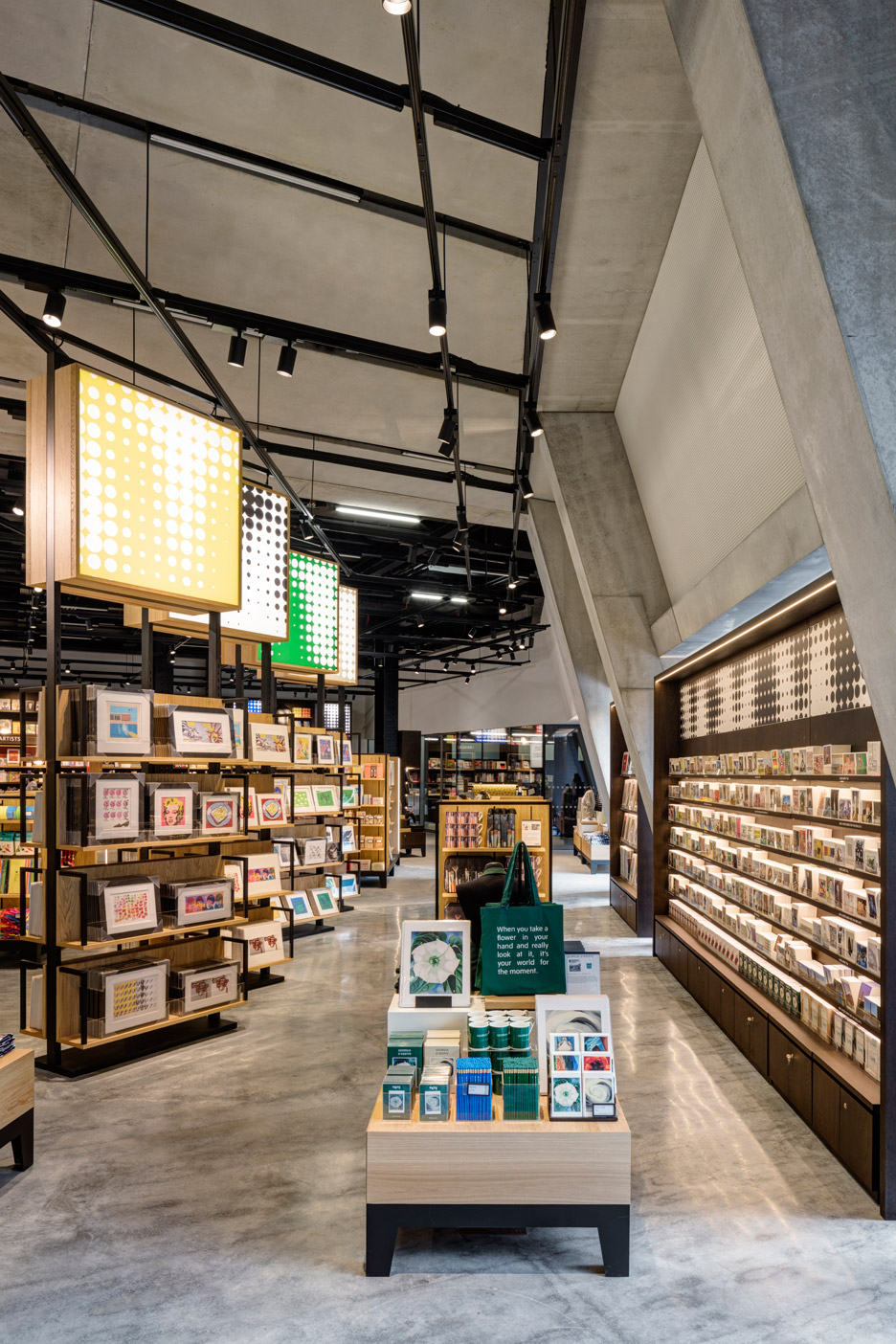 New shop inside the Tate Modern extension designed by UXUS
