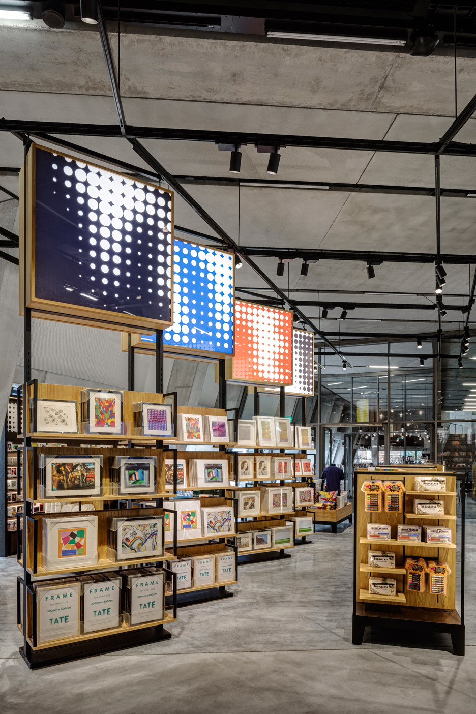 New shop inside the Tate Modern extension designed by UXUS