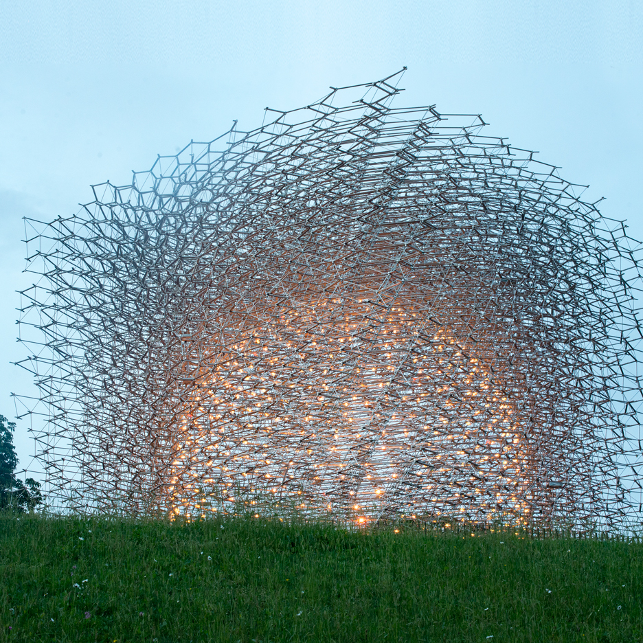 Wolfgang Buttress' beehive-inspired Expo pavilion relocates to Kew Gardens