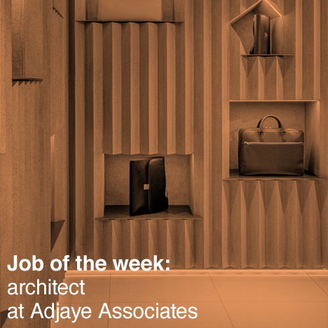 Job of the week: architect at Adjaye Associates