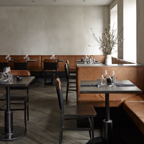 Simple materials shape Space Copenhagen's interior for Musling restaurant