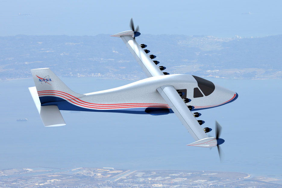 NASA unveil X 57 aircraft, an experimental electric airplane which could lead to reduced flight times and carbon emissions