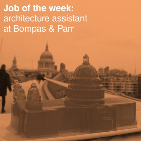 Job of the week: architecture assistant at Bompas & Parr