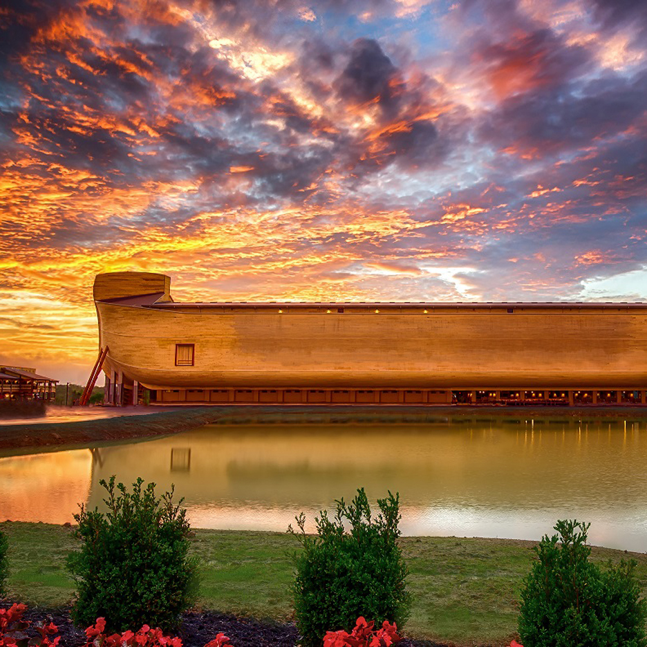 Noah's Ark theme park opens in Kentucky as flash floods hit the US
