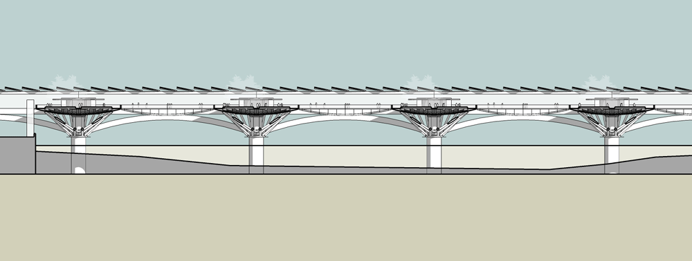 Crispin Wride unveils an alternative proposal for a garden bridge at Blackfriars, including a series of garden islands