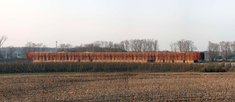 Crematorium Hofheide in Belgium by Coussée & Goris architecten and RCR Arquitectes