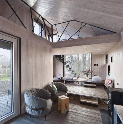 Energy Efficient Wooden House Zilvar by ASGK Design in the Czech Republic