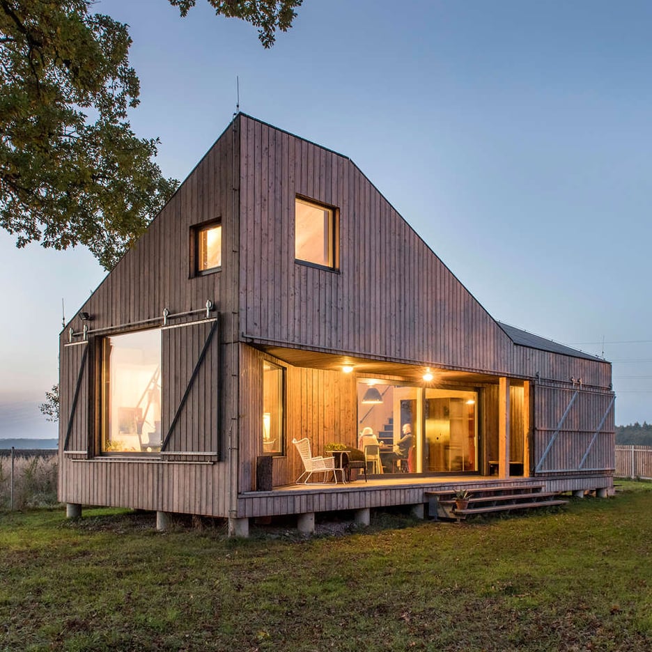 House Zilvar By ASGK Design Is An Angular Wooden Home In The Czech 