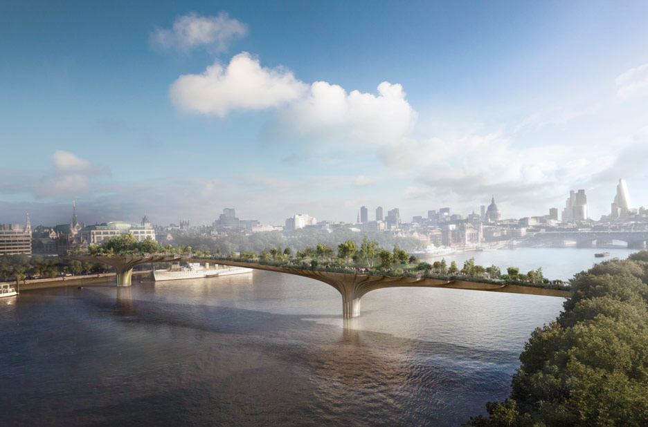 Virtual reality movie offers a preview of Thomas Heatherwick's Garden Bridge