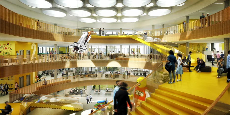Lego unveils plans for "informal and inspirational" office campus by CF Møller in Billund