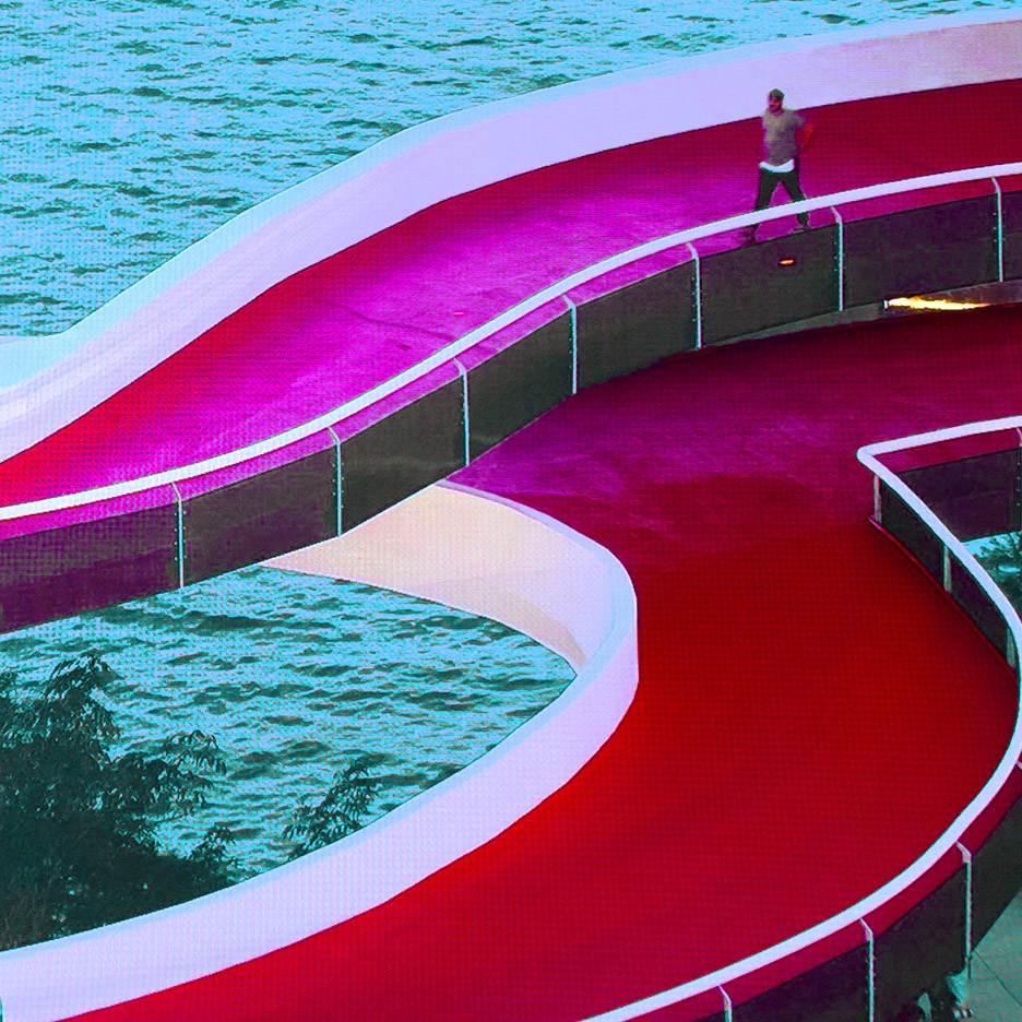 Es Devlin creates Louis Vuitton cruise collection catwalk in Rio de Janeiro, Brazil
