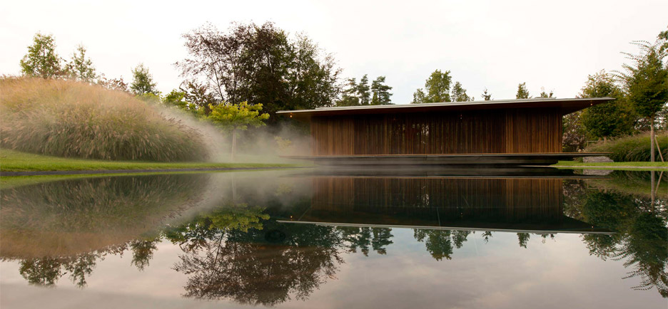 Meditation Pavilion and Garden in Geneva by GM Architectes Associes