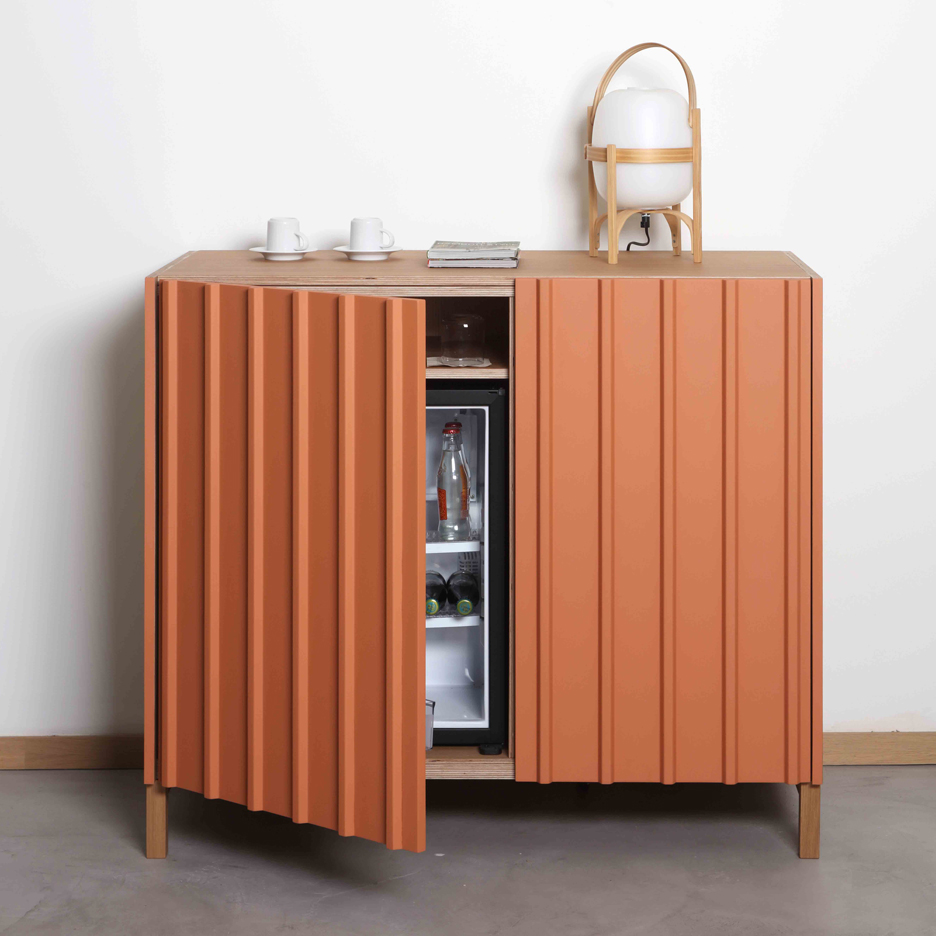Spanish design studio Papila designs Nature, a collection of cabinets for the hotel industry