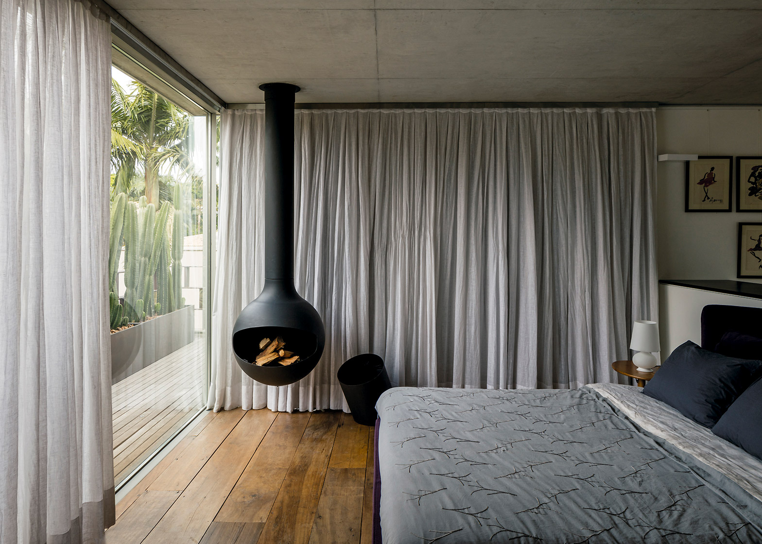 Campanas Brothers use palm fibre to give Sao Paulo house hairy texture