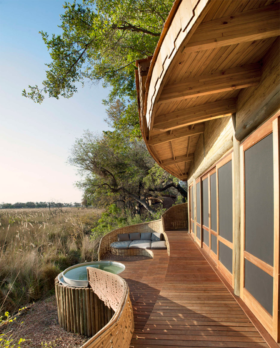 Sandibe Okavango Safari Lodge in Botswana by Nicholas Plewman Architects and Michaelis Boyd