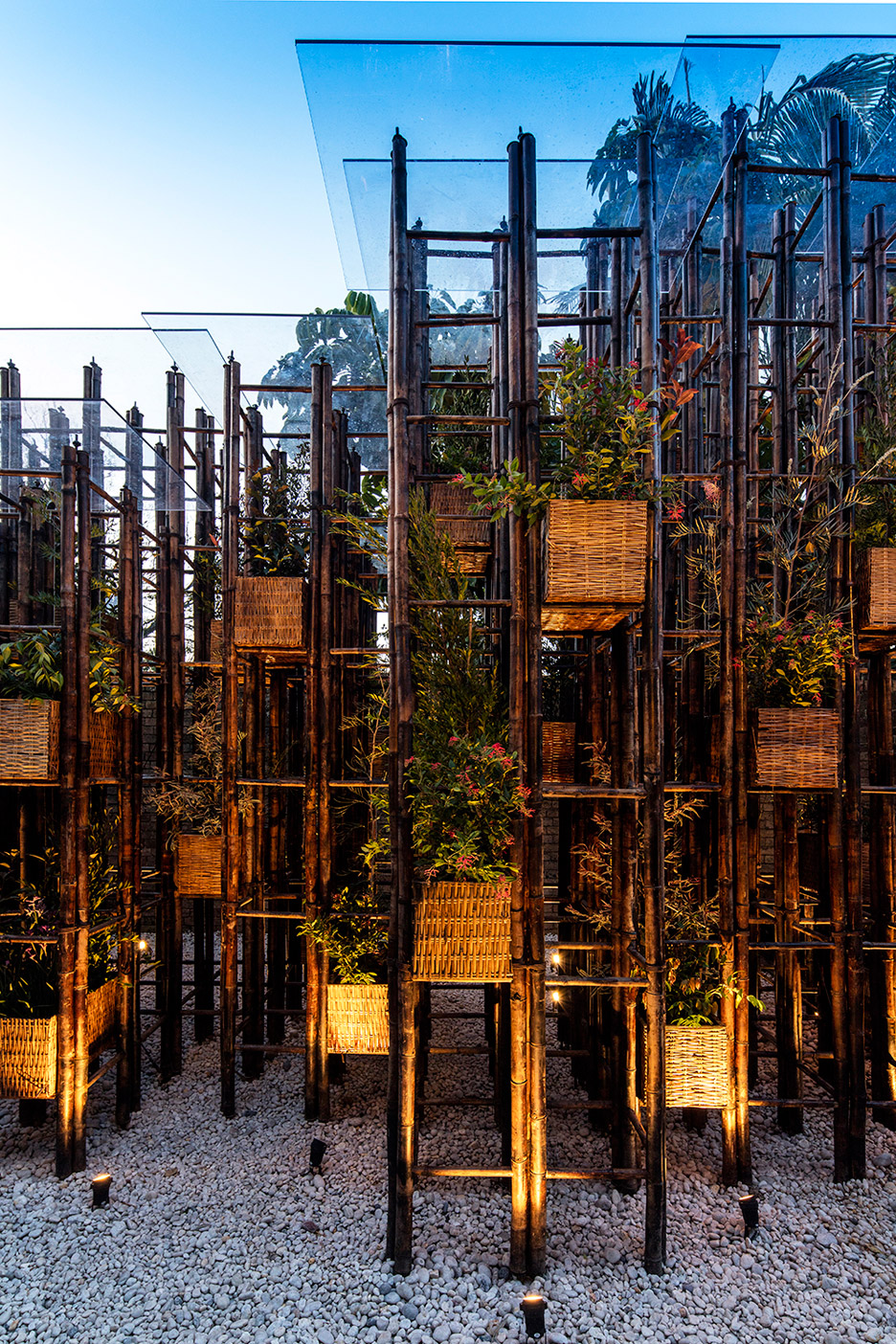 Vo Trong Nghia uses bamboo for this pavilion at Sydney's SCAF gallery