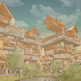 Matt Lucraft proposes solution to London's housing crisis with "mad-cap" building system