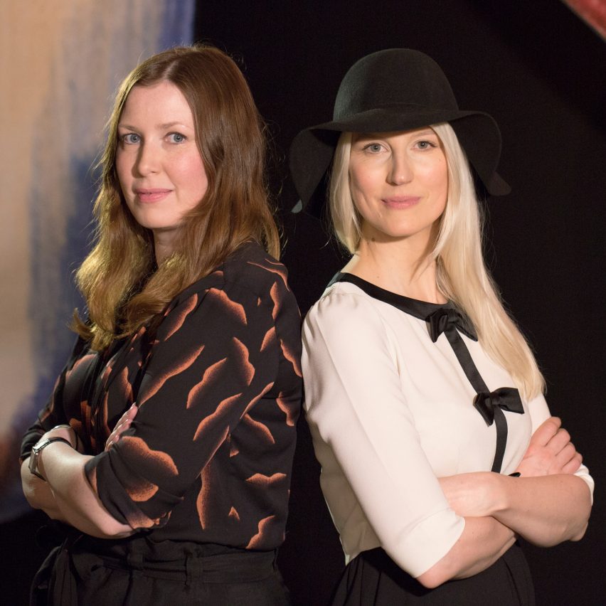 Anna Lindgren and Sofia Lagerkvist of Front: Dezeen hosts party and talks at Stockholm Design Week 2019